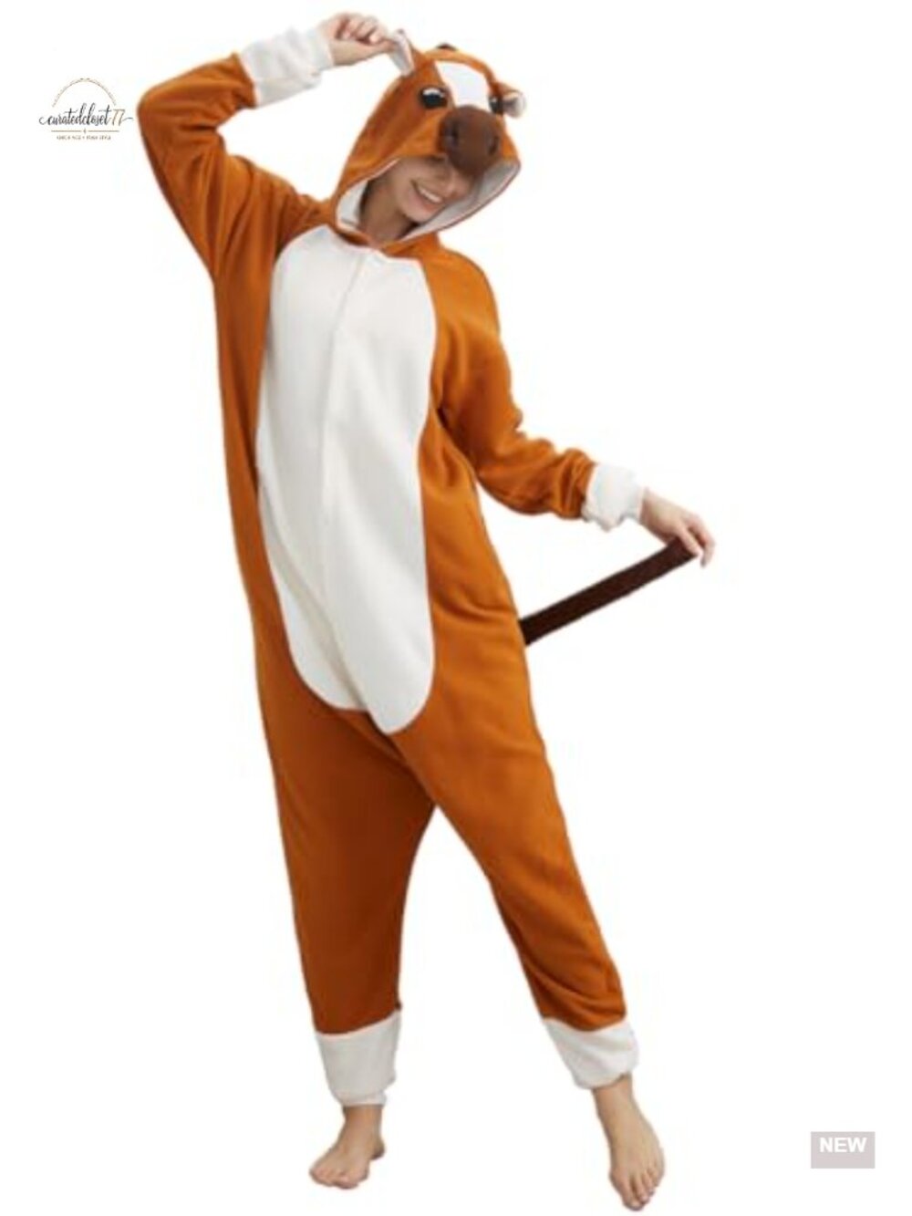 Adult Flannel Onesie Pajamas Animal Costume Cosplay Halloween Sleepwear